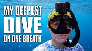 My Personal Best Free Dive: One Breath Deep Diving Techniques & Tips