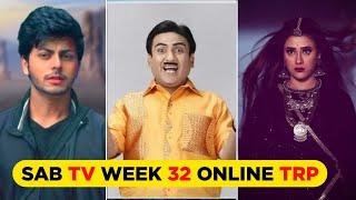 Sab Tv Week 32 Online Trp List | Hero gayab , Wagle ki Duniya Trp - Mohit Shows