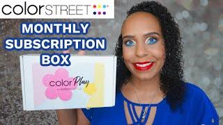 COLOR PLAY SUBSCRIPTION BOX BY COLOR STREET | FLUFFY & COMFY | JackieNaturals