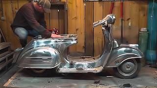 Man Restores 40-Years-Old Abandoned Motorcycle Back to New | Start to Finish by @restorwerke