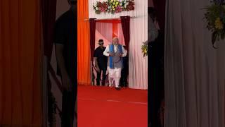 PM Modi takes the centre stage greeting a large audience