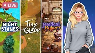  FIRST LOOK at Magical Bakery, Tiny Glade & Night Stones! | 3 Cozy Games