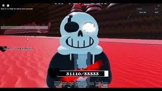 Last Breath Sans 1- 3 phase (Undertale Final Multiverse DX) Roblox