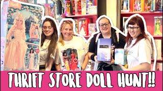 Thrifting WITH FRIENDS!! Doll hunt & Haul - Barbie and American Girl!!