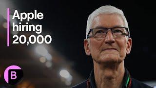 Apple to Hire 20,000 in US, Invest $500 Billion