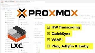 Proxmox iGPU Node Passthrough for Plex/Jellyfin HW Transcoding