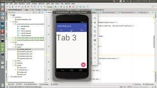 Android TabLayout Example using with Swipe and Fragment in Android - Sliding Tabs