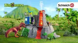 Schleich Dinosaurs Volcano Expedition Base Camp 42564- Smyths Toys