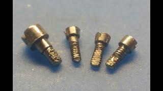 Damaged screws & stripped threads