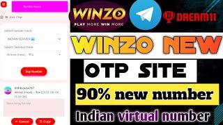 Winzo new OTP site | indian OTP bypass |90% new number| all OTP site | Fact ff