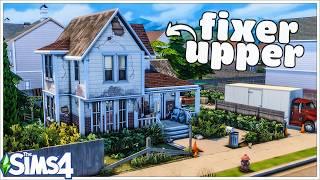 Couple's First Fixer Upper  #Sims4luca2k Challenge | The Sims 4: Speed Build No CC