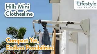 Hills Mini Clothesline Product Overview - Lifestyle Clotheslines