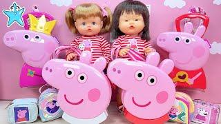 ANI y ONA llevan MALETAS de PEPPA PIG en su viaje de fin de semana