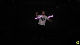 Dazzling flow session with LED digital poi