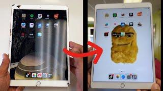 DEEP CLEANING AND FIXING BENT IPAD 