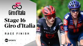 FIGHT FOR GC IS ON!  | Men's Giro d'Italia Stage 16 Final KM's | TNT Sports Cycling