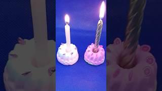DIY easy miniature birthday cake #diy #tutorial #kawaii #cute #birthday #birthdaycake #clay #easy