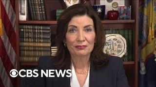 Full interview: New York Gov. Kathy Hochul on Trump's tariffs, ICE raids and more