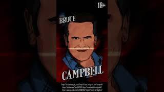 Bruce Campbell Portrait Art | Poster | Брюс Кэмпбелл Портрет'о-Постер Арт | Groovy Ash Williams 18+