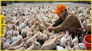 How Chinese Raise and Consume 20 Billion Rabbits Every Year | Rabbit Farm