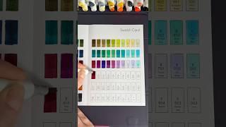 Let’s swatch ARTIFY markers (ASMR) #artify #swatches