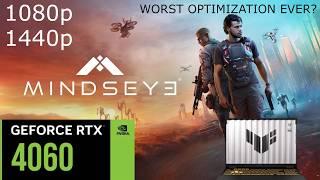 MindsEye RTX 4060 | CORE I7 12700H | 1080P | 1440P | Asus TUF F15 Laptop performance test