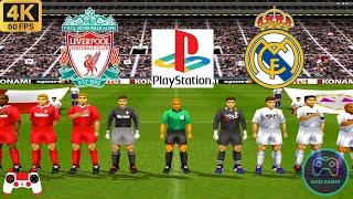 Winning Eleven 2002 Gameplay - Liverpool vs Real Madrid - Duckstation PS1 on PC  Full Game [4K60]