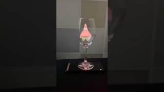 Create Hologram with wine glass #lifehacks #experiment