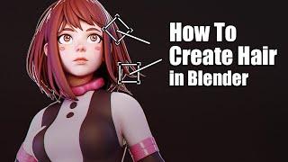 Easiest Way To Create Hair in Blender - 5 Minute Tutorial