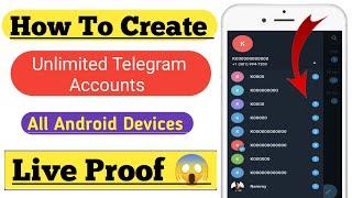 How To Create Unlimited Telegram Account 2022 Live Proof | Without Phone Number 