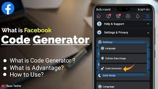 What is Facebook Code Generator ? | How to Work & Enable  Facebook Code Generator |