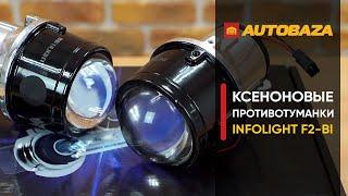 Ксеноновые противотуманки. Би-ксеноновые линзы Infolight F2-Bi. Противотуманки с дальним светом.