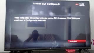 CONFIGURANDO O RECEPTOR DA SKY