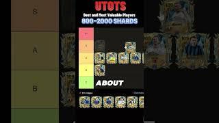Best UTOTS players for 800-2000 Shards? Final Tier List in FC Mobile