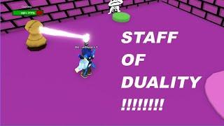 STAFF OF DUALITY SHOWCASE!! | ROBLOX Undertale 3D Boss Battles