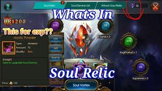 SOUL RELIC Tes Upgrade Legacy of Discord