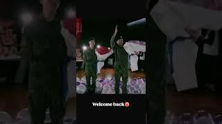 Warm welcome from the Hybe family!️ #bts
