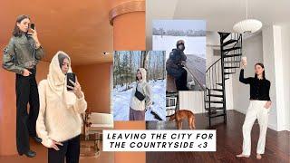 Moving vlog  Leaving NYC for the countryside! (ft. UREVO Treadmill)