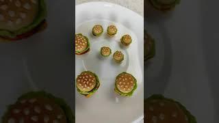 DIY miniature burger Как сделать миниатюрный бургер для кукол  из полимерной глины #miniaturefood