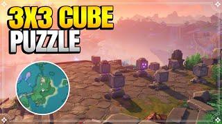 Watatsumi Island 3x3 Cube Puzzle | World Quests and Puzzles |【Genshin Impact】