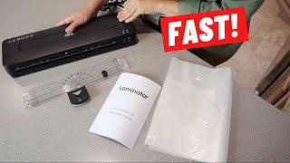 UNBOXING: Maxdone Laminator Machine Review 2022 | Cold and Thermal Laminator with Paper Trimmer