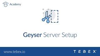 Tebex - Geyser Server Setup