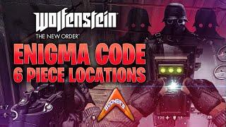 Wolfenstein The New Order - Enigma Code 6 Piece Locations