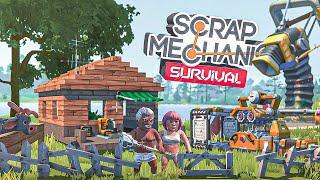 БАЗА ЗА 50 ДНЕЙ в Scrap Mechanic