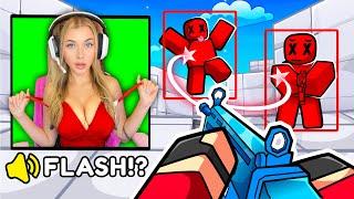 Using HACKS To Make Her FLASH!? (Roblox Rivals)