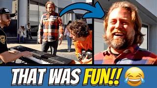 No One Expected THIS Piano Street Battle: Fugitive VS Cop!