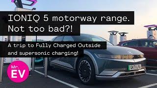 IONIQ 5 motorway efficiency in summer and super fast charging!