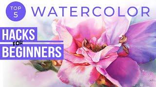 Best watercolor tips every beginner MUST know | watercolor technique | watercolor washes tutorial