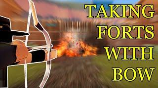 Taking Forts With Bow(the Wild West Roblox)