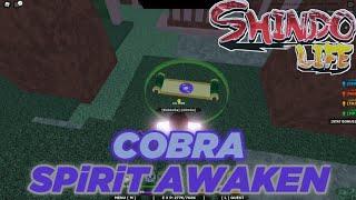 COBRA SPiRiT AWAKEN SPAWN LOCATiON - SHiNDO LiFE